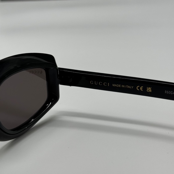 NEW GUCCI GG1719S 001 BLACK GREY WOMEN GUCCI SUNGLASSES - Picture 8 of 10